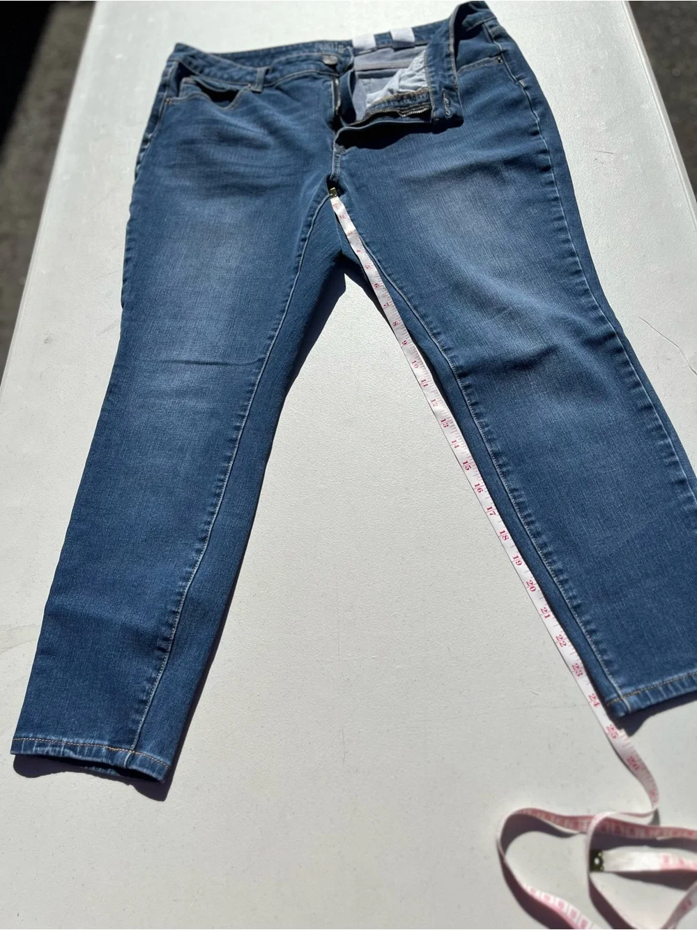 Time and Tru Dark Blue Denim Shorts